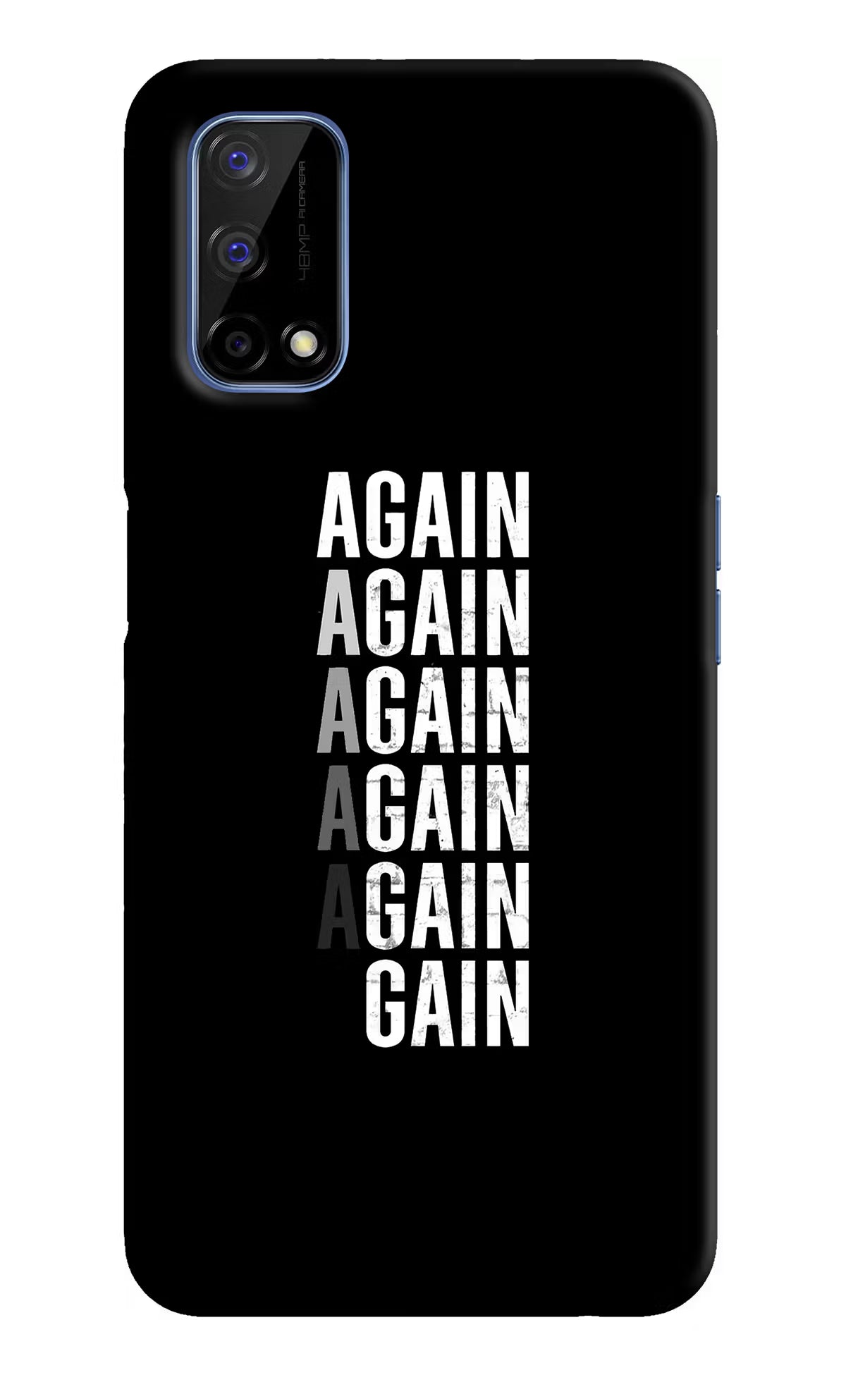 Again Again Gain Realme Narzo 30 Pro 5G Hard Case Back Cover by Casekaro