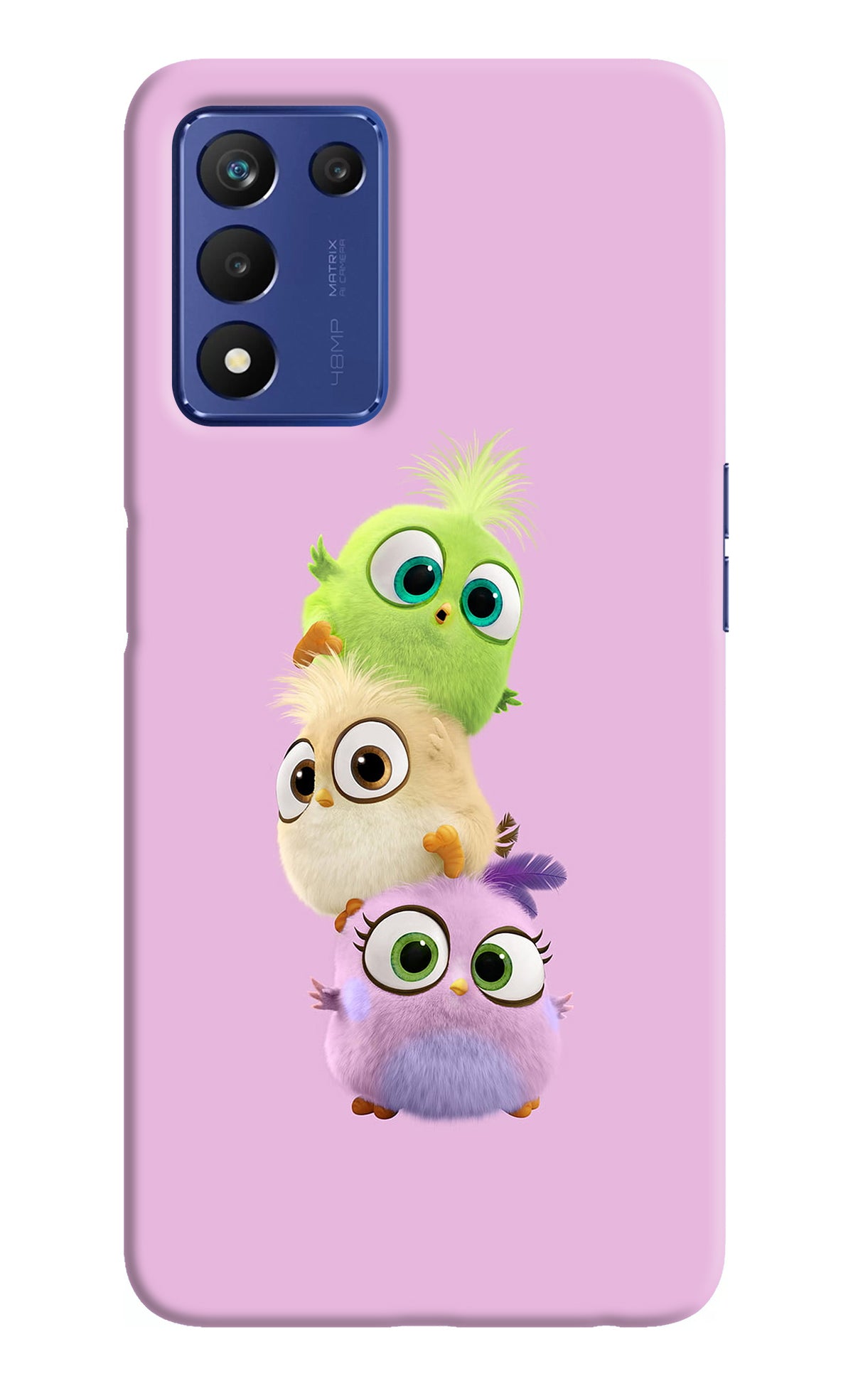 Cute Little Birds Realme Narzo 30 Pro 5G Back Cover