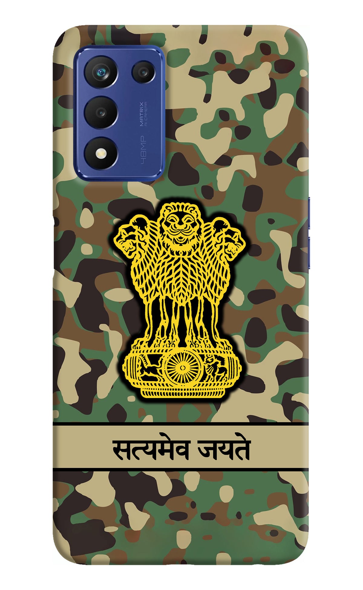 Satyamev Jayate Army Realme Narzo 30 Pro 5G Back Cover