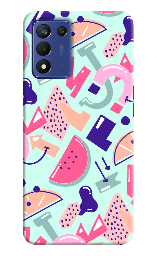 Doodle Pattern Realme Narzo 30 Pro 5G Back Cover