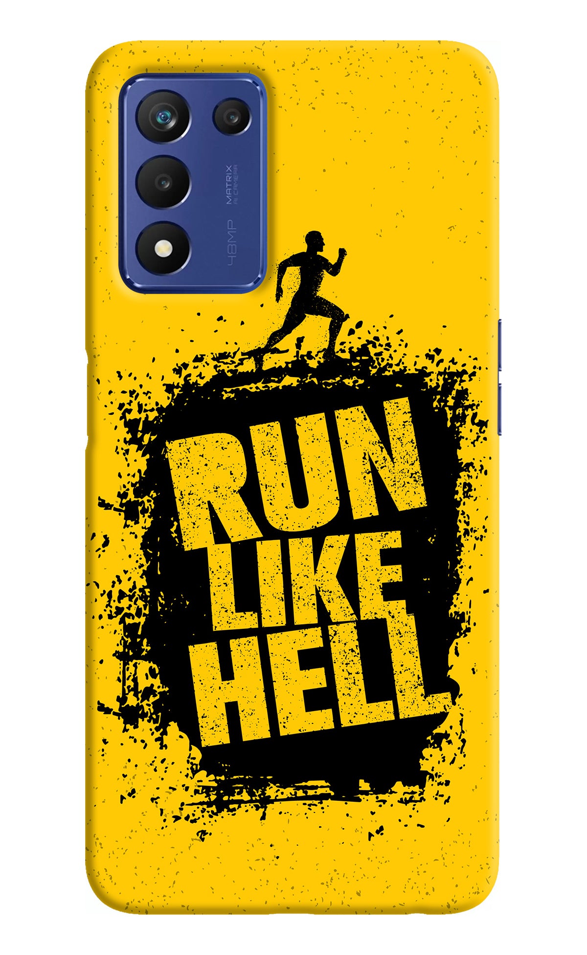 Run Like Hell Realme Narzo 30 Pro 5G Back Cover