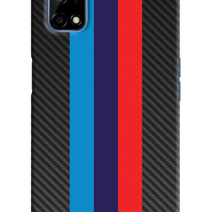 BMW Stripes Pattern Realme Narzo 30 Pro 5G Hard Case Back Cover by Casekaro