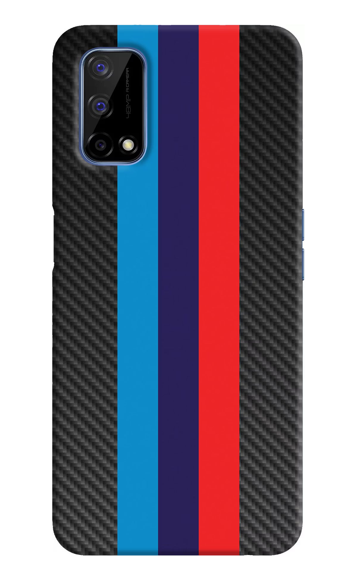 BMW Stripes Pattern Realme Narzo 30 Pro 5G Hard Case Back Cover by Casekaro