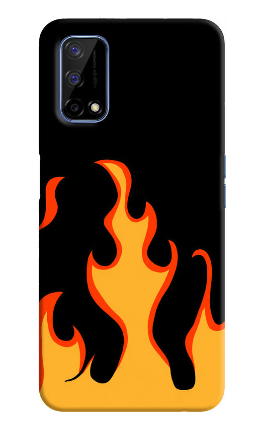 Fired Up – Black Realme Narzo 30 Pro 5G Hard Case Back Cover by Casekaro