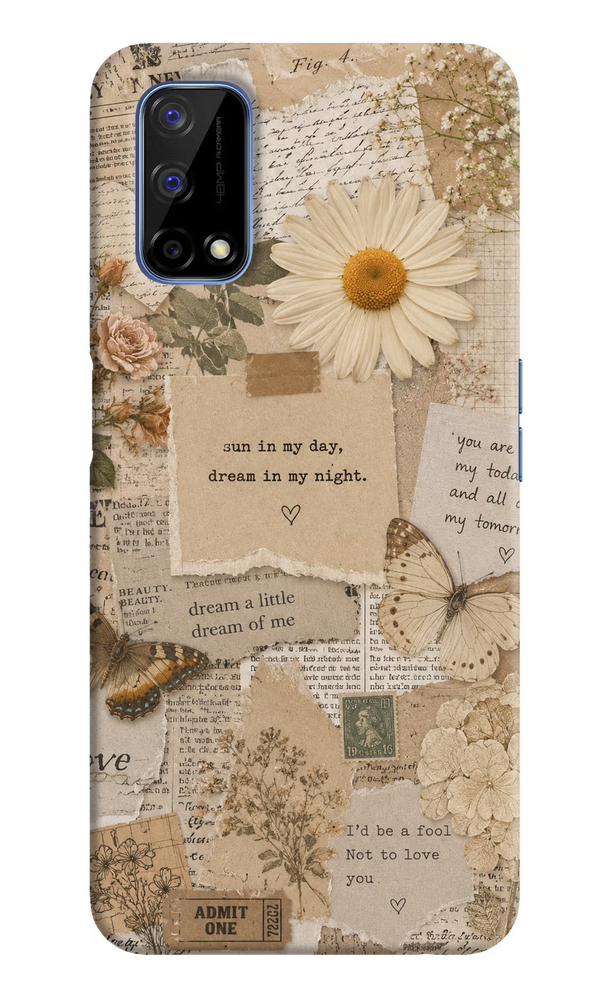 Vintage case Realme Narzo 30 Pro 5G Back Cover