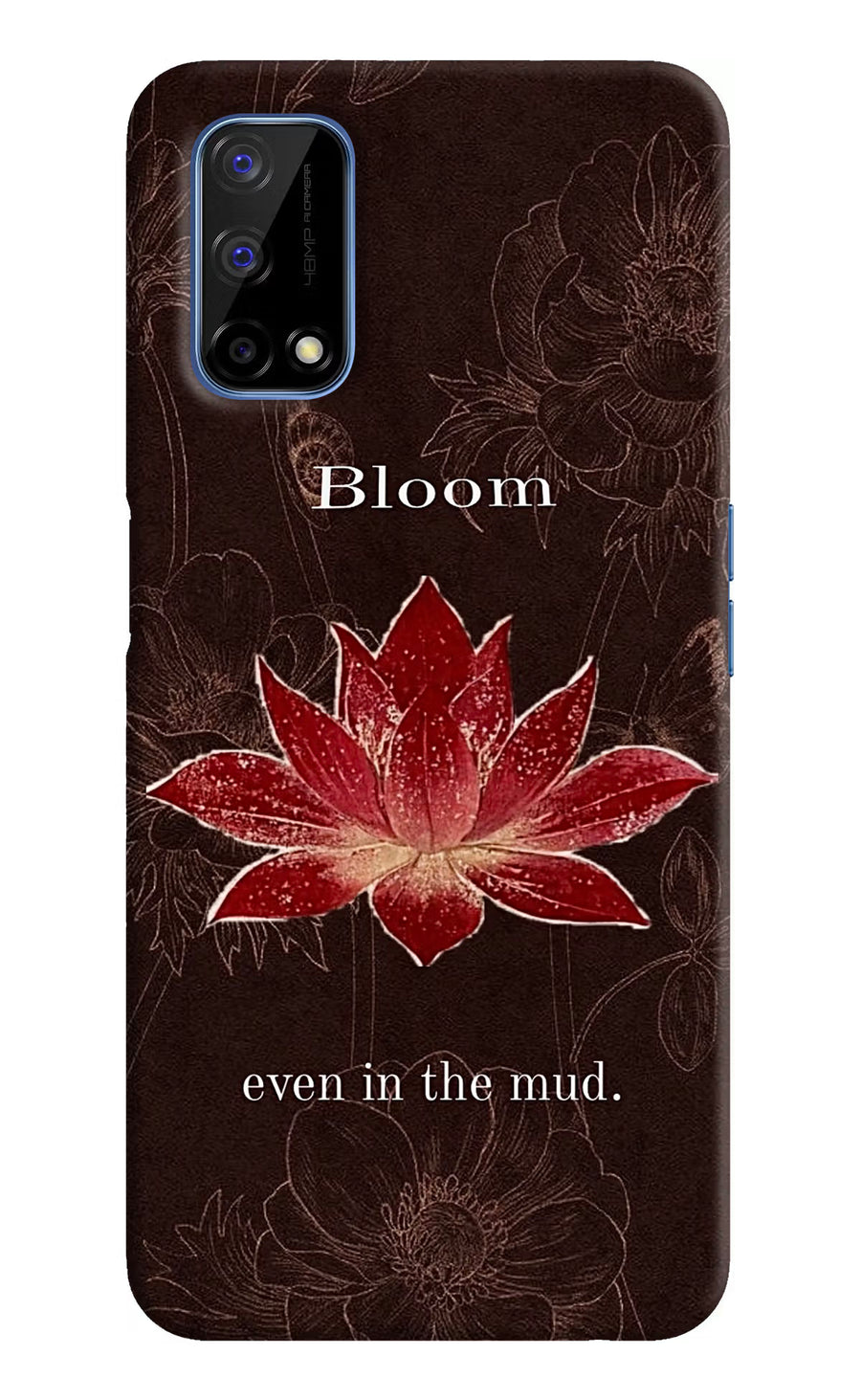 Bloom Realme Narzo 30 Pro 5G Back Cover, Hard case
