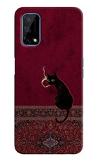 Midnight Cat Realme Narzo 30 Pro 5G Hard Case Back Cover by Casekaro