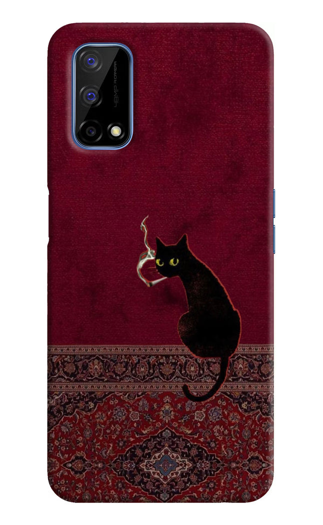 Midnight Cat Realme Narzo 30 Pro 5G Hard Case Back Cover by Casekaro