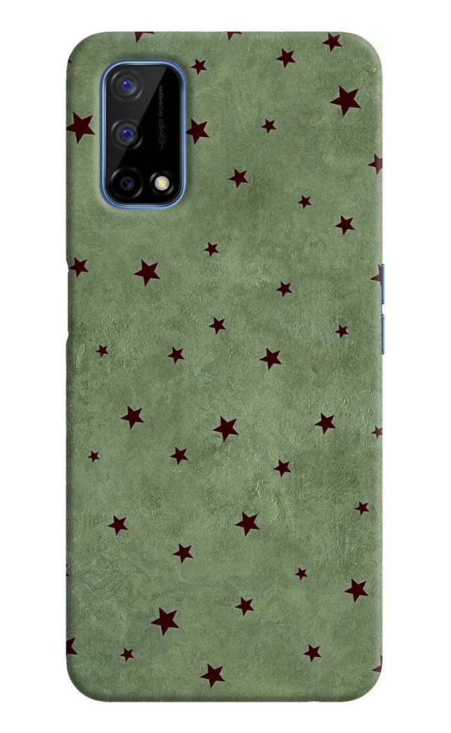 Green Stars Realme Narzo 30 Pro 5G Hard Case Back Cover by Casekaro
