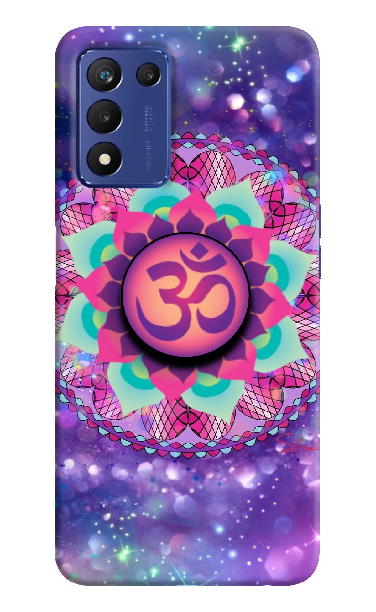 Om Purple Realme Narzo 30 Pro 5G Pop Case