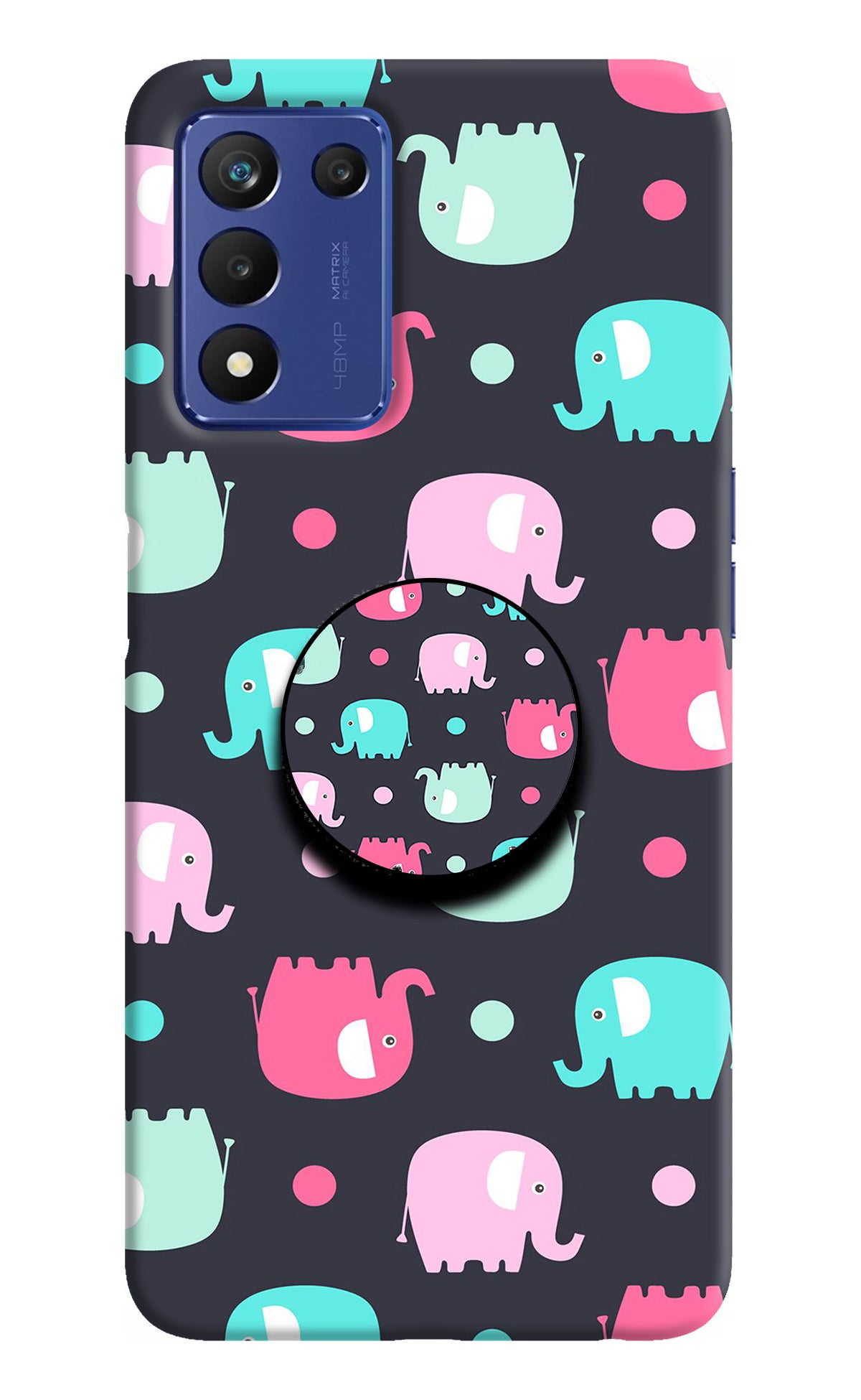 Baby Elephants Realme Narzo 30 Pro 5G Pop Case