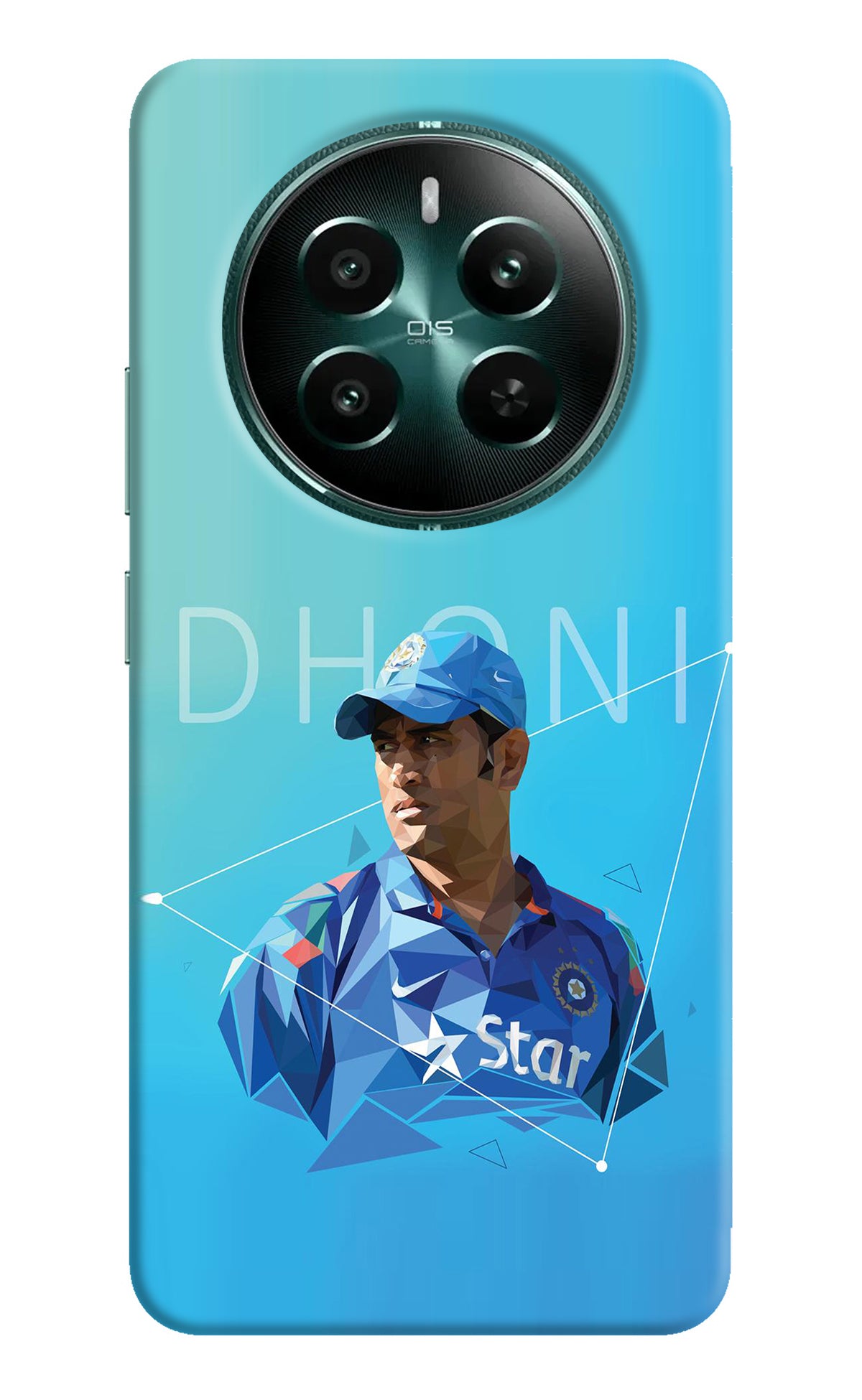 Dhoni Artwork Realme Narzo 70 5G/70 Pro 5G Back Cover