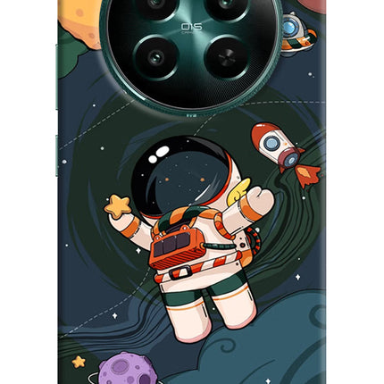 Cartoon Astronaut Realme Narzo 70 5G/70 Pro 5G Hard Case Back Cover by Casekaro