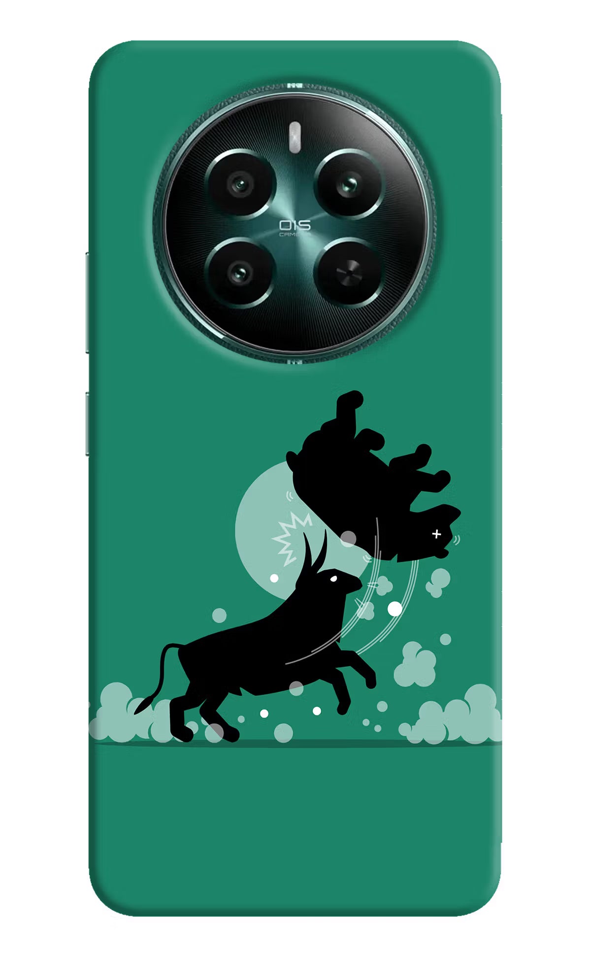 Bull Conqueror Realme Narzo 70 5G/70 Pro 5G Hard Case Back Cover by Casekaro