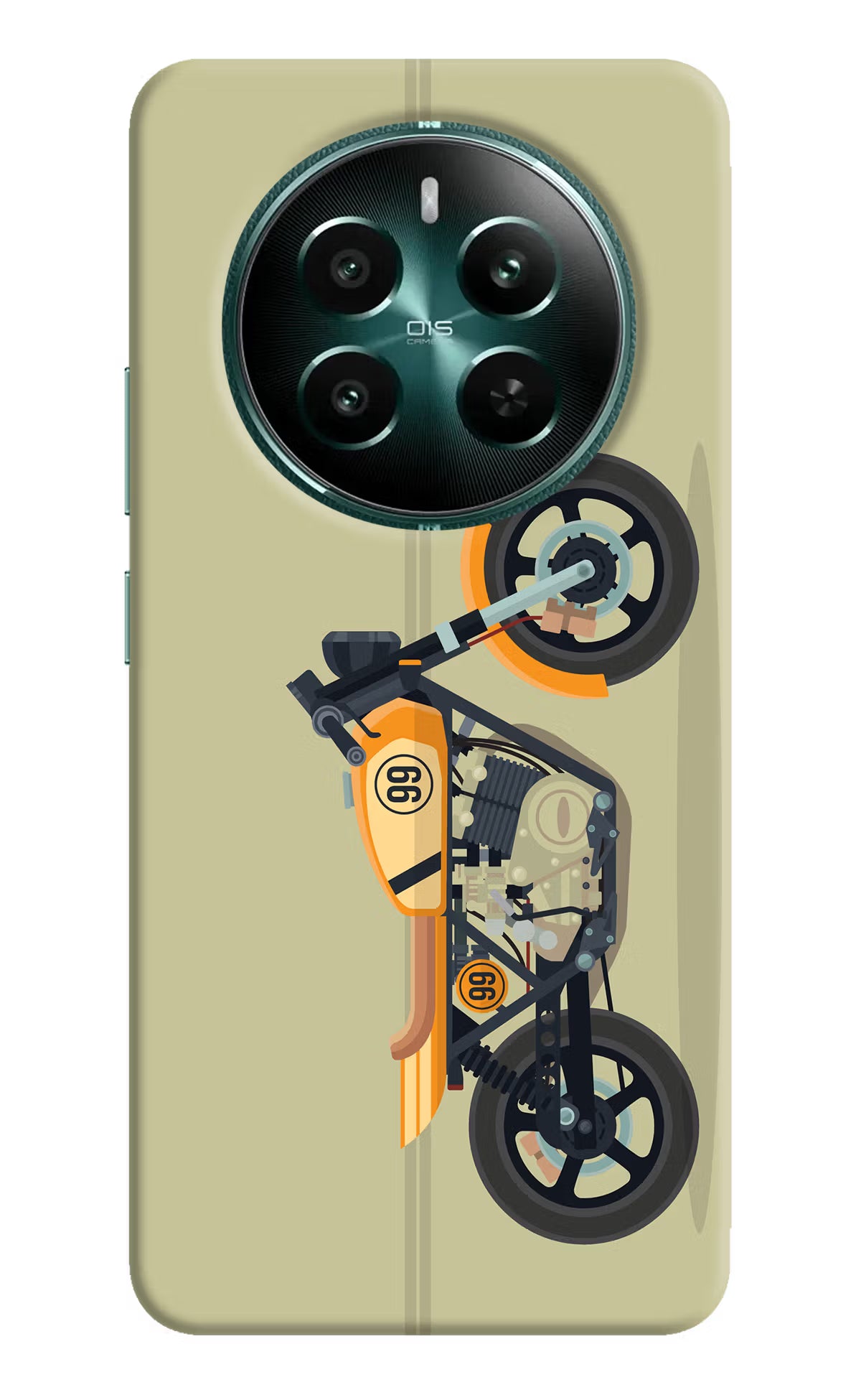 Vertical Speedster Realme Narzo 70 5G/70 Pro 5G Hard Case Back Cover by Casekaro