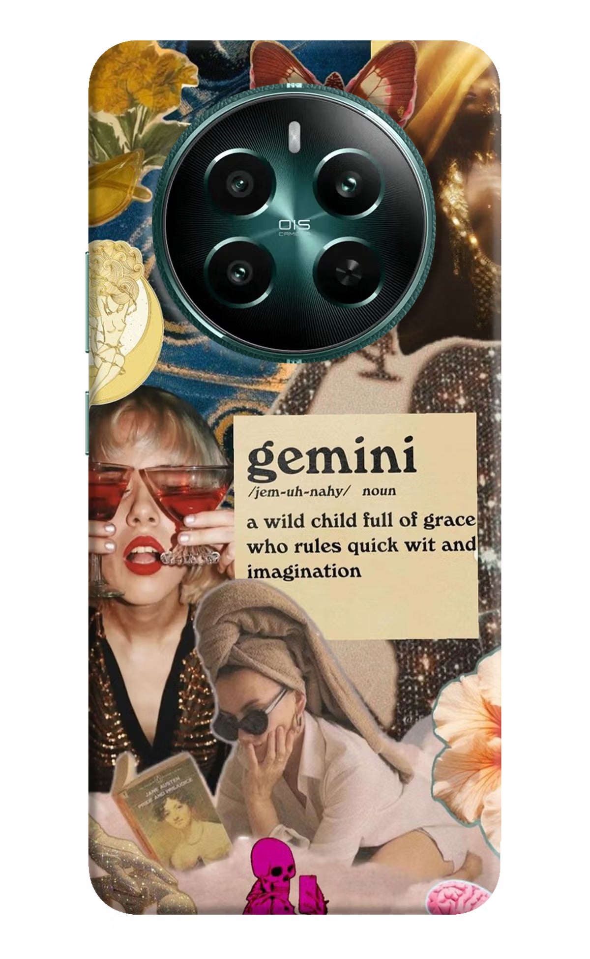 Gemini Zodiac Realme Narzo 70 5G/70 Pro 5G Hard Case Back Cover by Casekaro