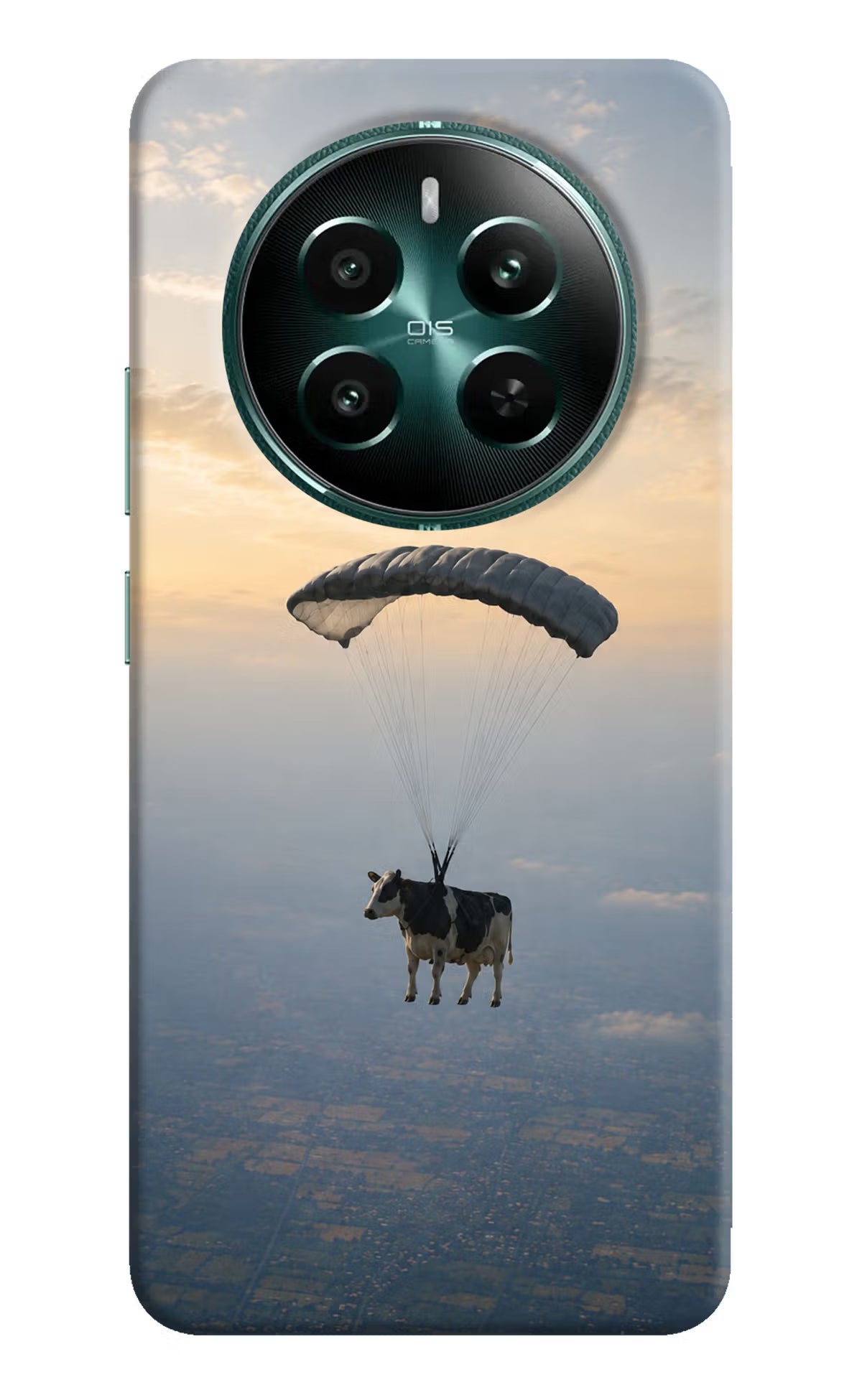 Skydiving Cow Realme Narzo 70 5G/70 Pro 5G Back Cover