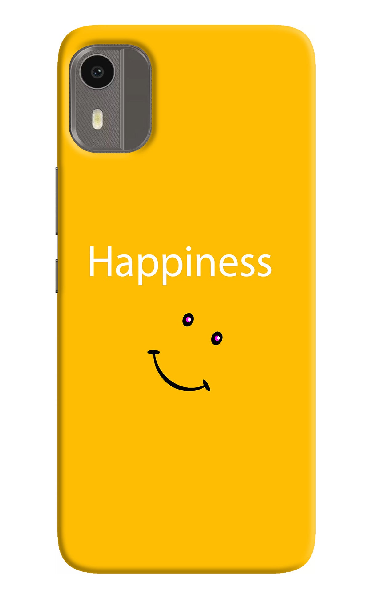 Happiness With Smiley Nokia C12/C12 Pro Back Cover