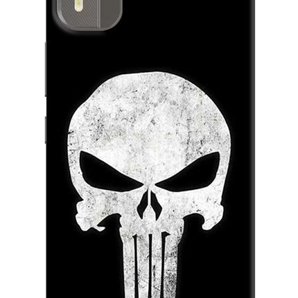 Punisher Skull Nokia C12/C12 Pro Hard Case Back Cover by Casekaro