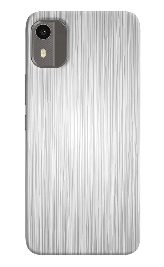 Wooden Grey Texture Nokia C12/C12 Pro Hard Case Back Cover by Casekaro