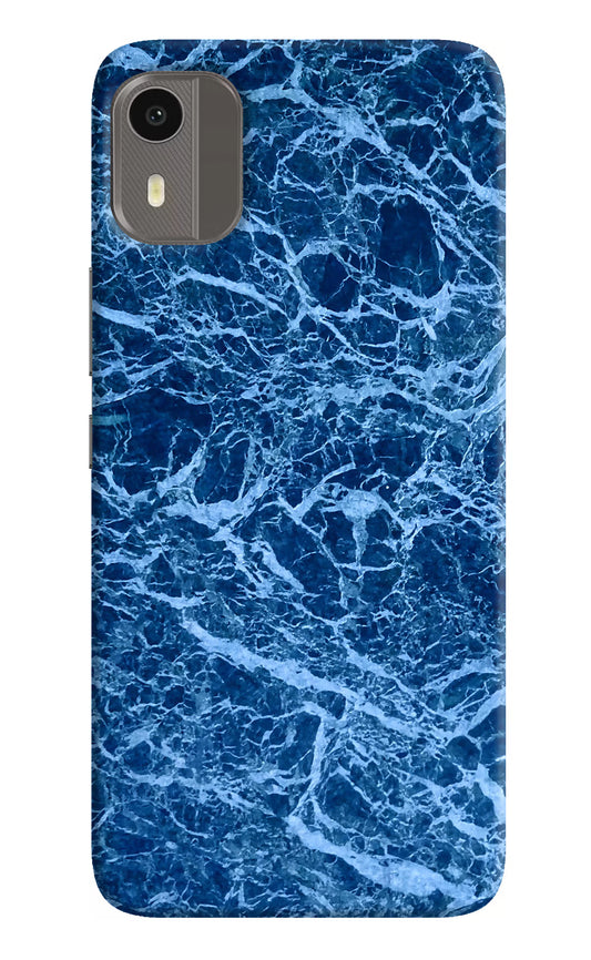 Blue Marble Nokia C12/C12 Pro Hard Case Back Cover by Casekaro