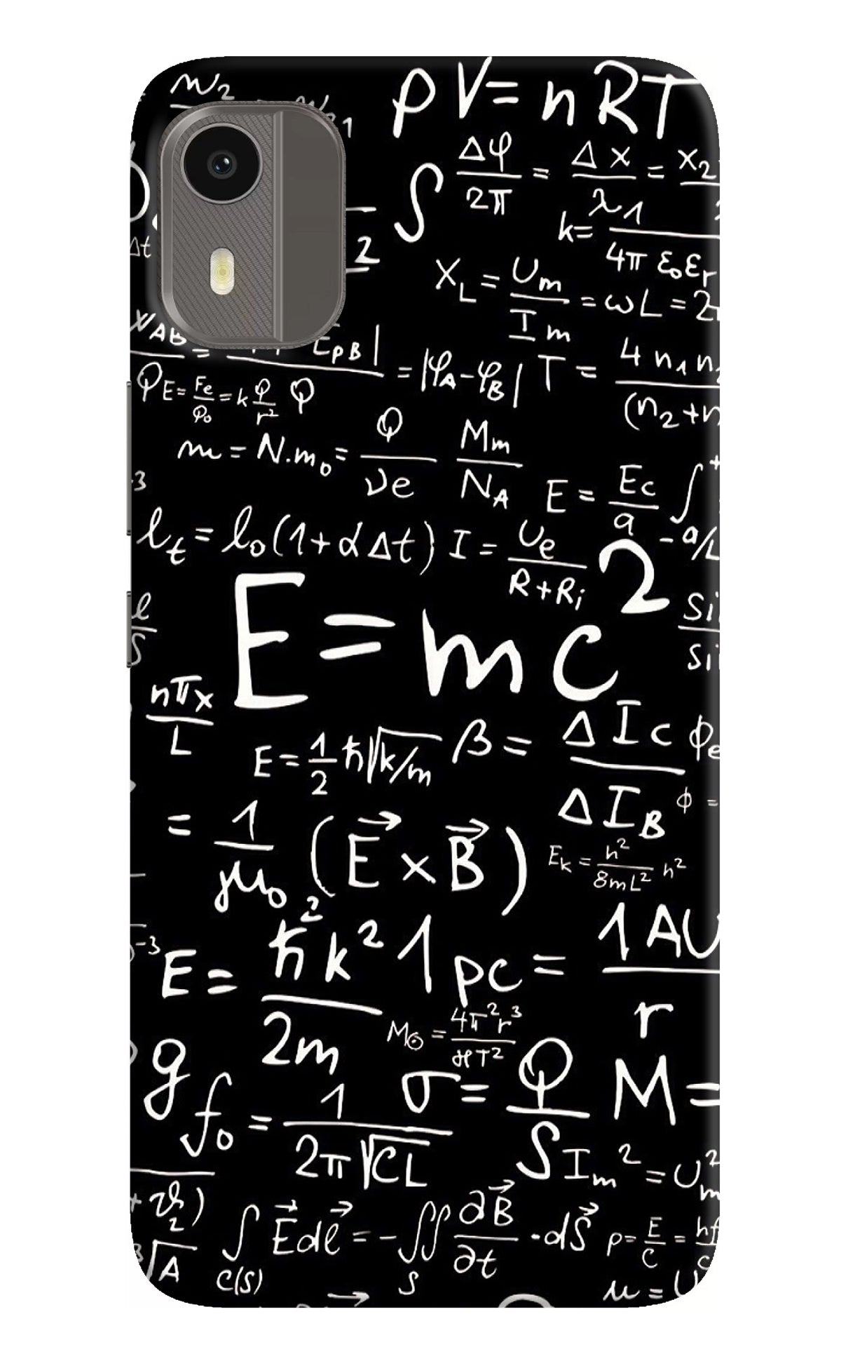 Physics Formula Nokia C12/C12 Pro Back Cover