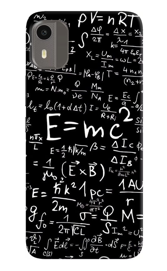 Physics Formula Nokia C12/C12 Pro Hard Case Back Cover by Casekaro