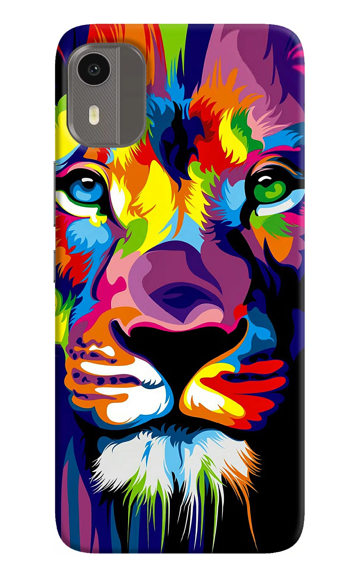 Lion Nokia C12/C12 Pro Hard Case Back Cover by Casekaro