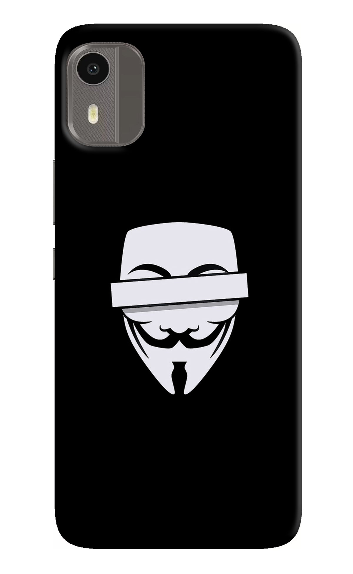 Anonymous Face Nokia C12/C12 Pro Back Cover