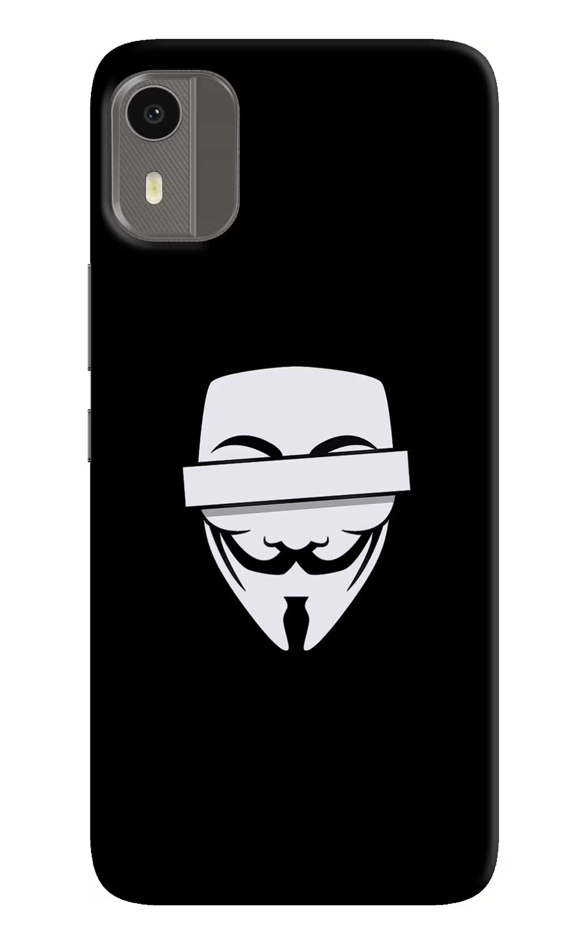 Anonymous Face Nokia C12/C12 Pro Hard Case Back Cover by Casekaro
