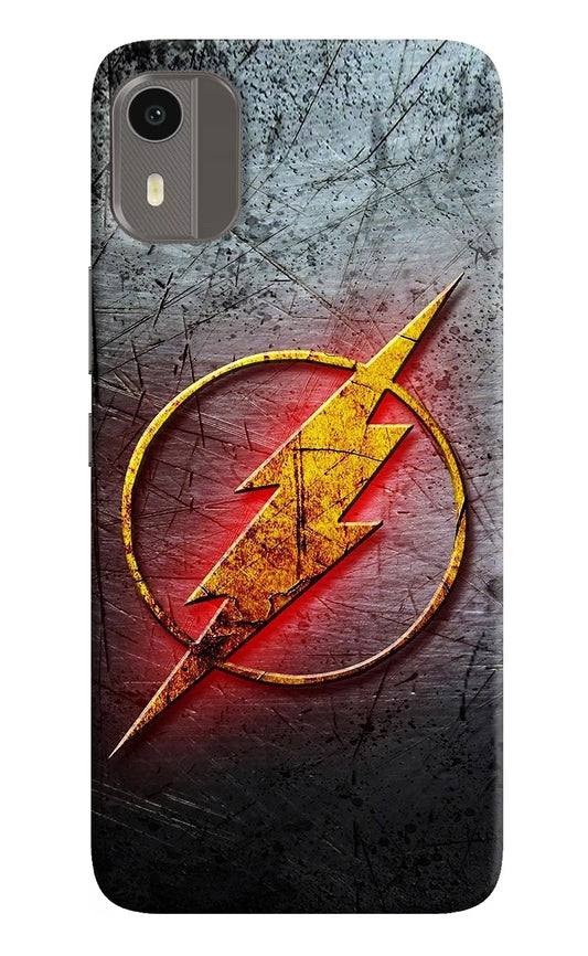 Flash Nokia C12/C12 Pro Hard Case Back Cover by Casekaro