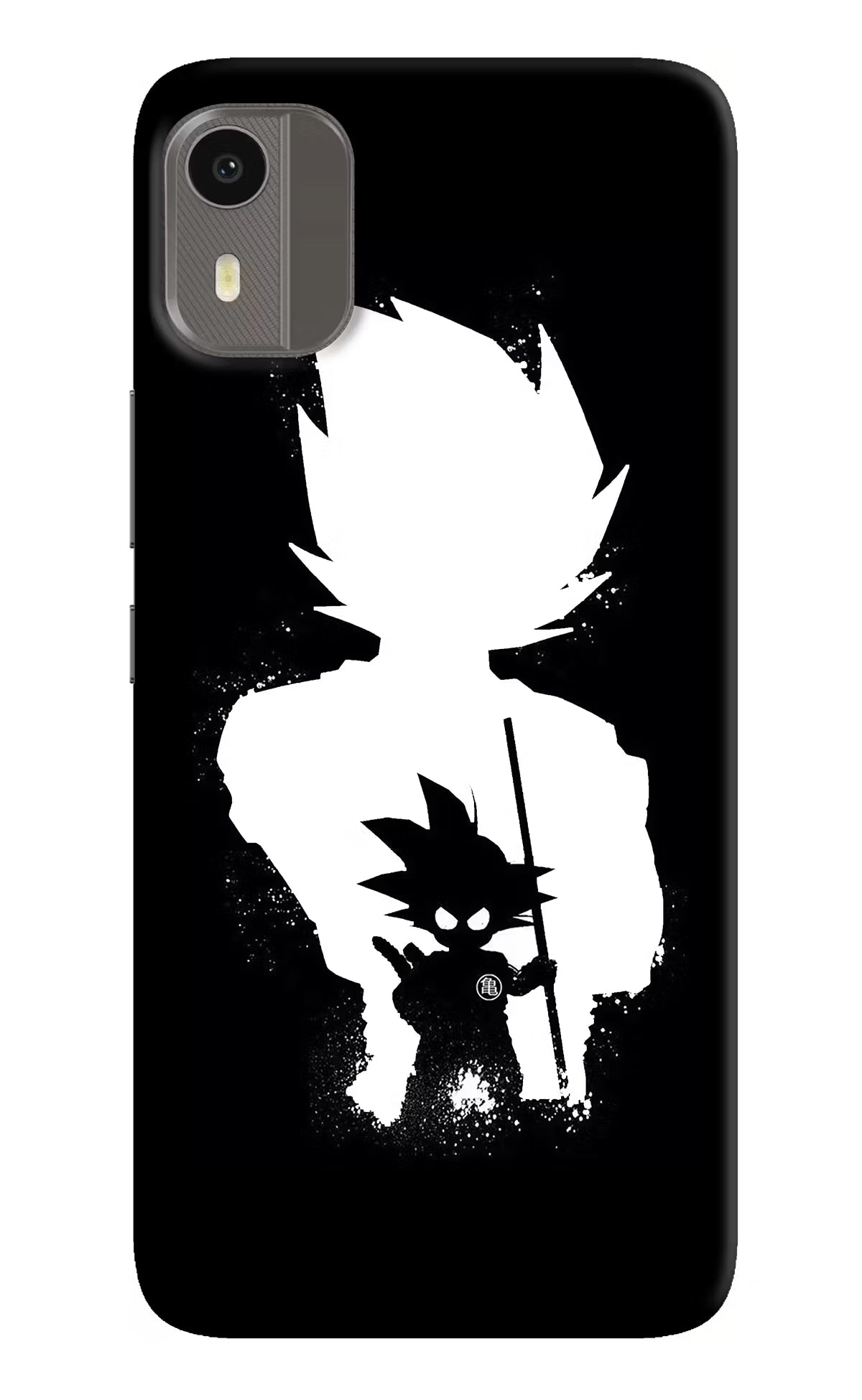 Goku Shadow Nokia C12/C12 Pro Hard Case Back Cover by Casekaro