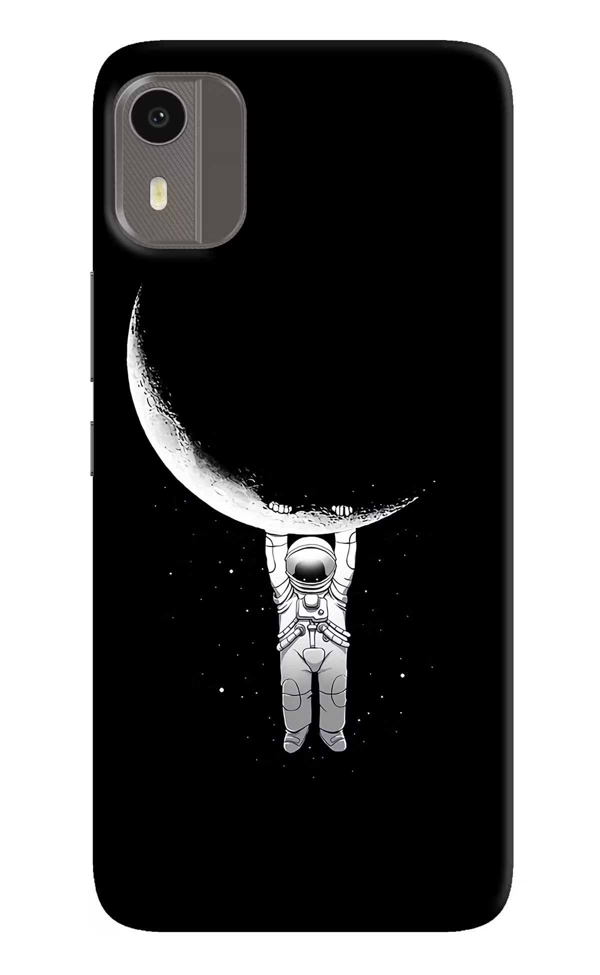 Moon Space Nokia C12/C12 Pro Hard Case Back Cover by Casekaro