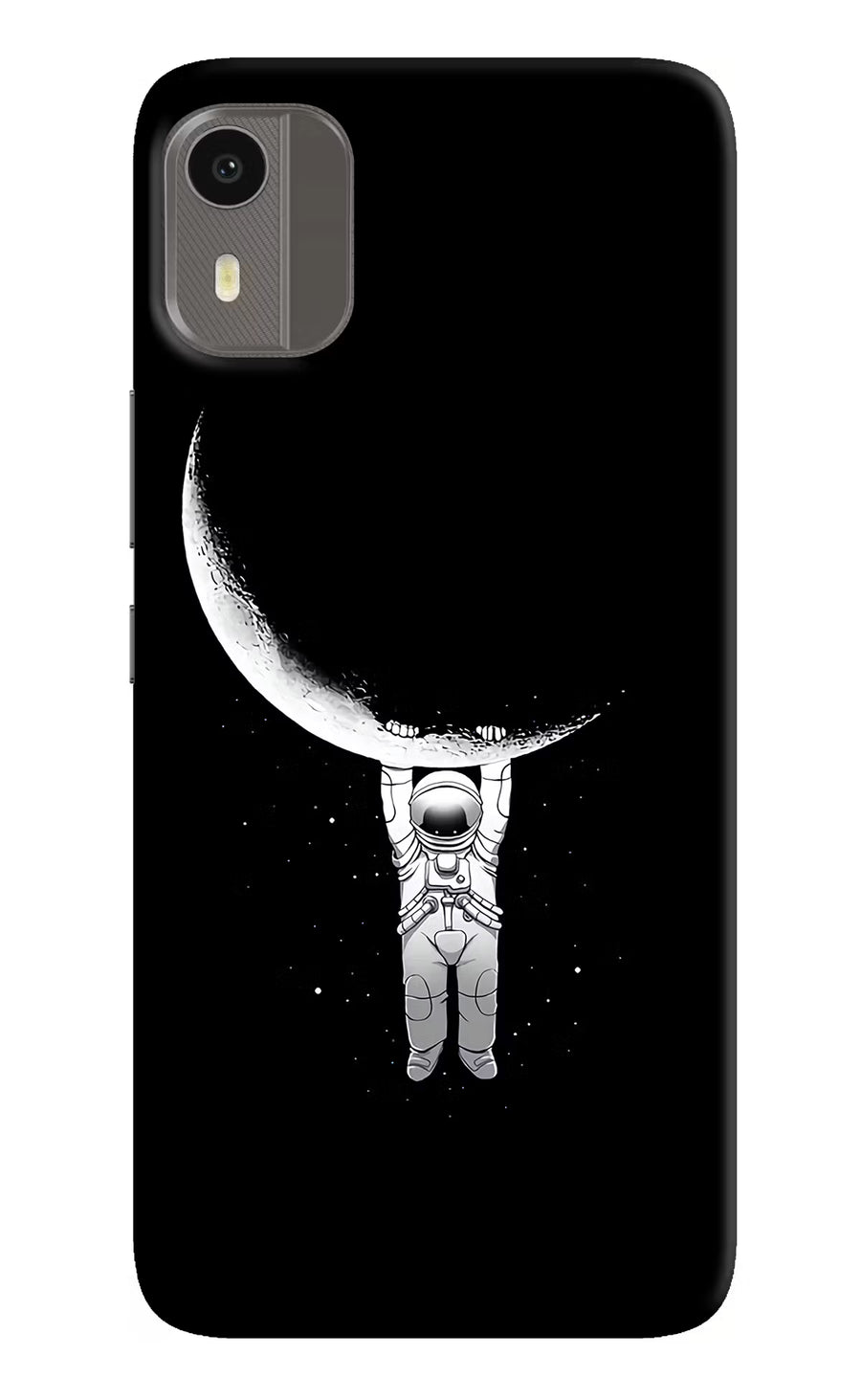 Moon Space Nokia C12/C12 Pro Back Cover, Hard case