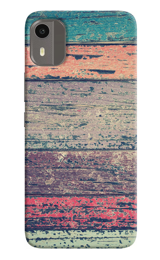 Colourful Wall Nokia C12/C12 Pro Hard Case Back Cover by Casekaro