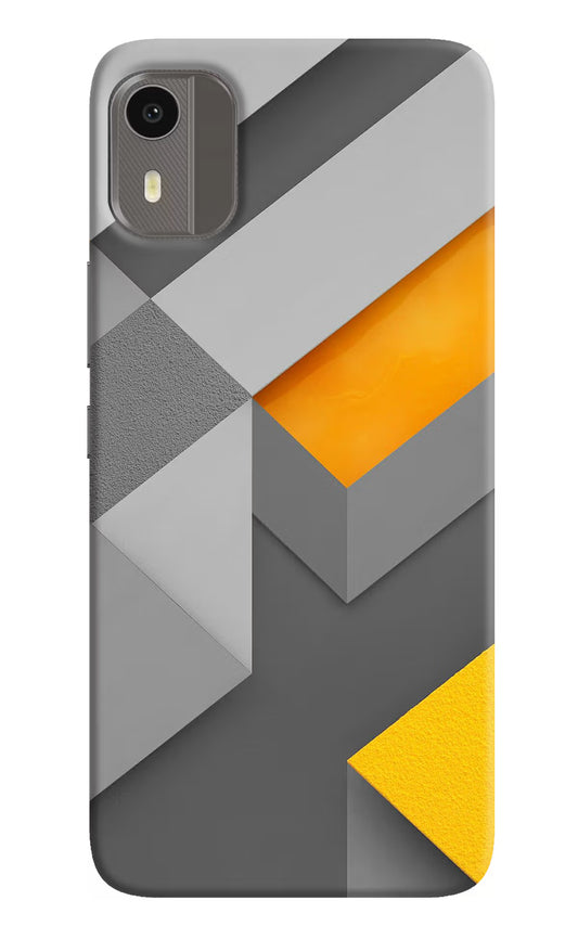 Abstract Nokia C12/C12 Pro Hard Case Back Cover by Casekaro