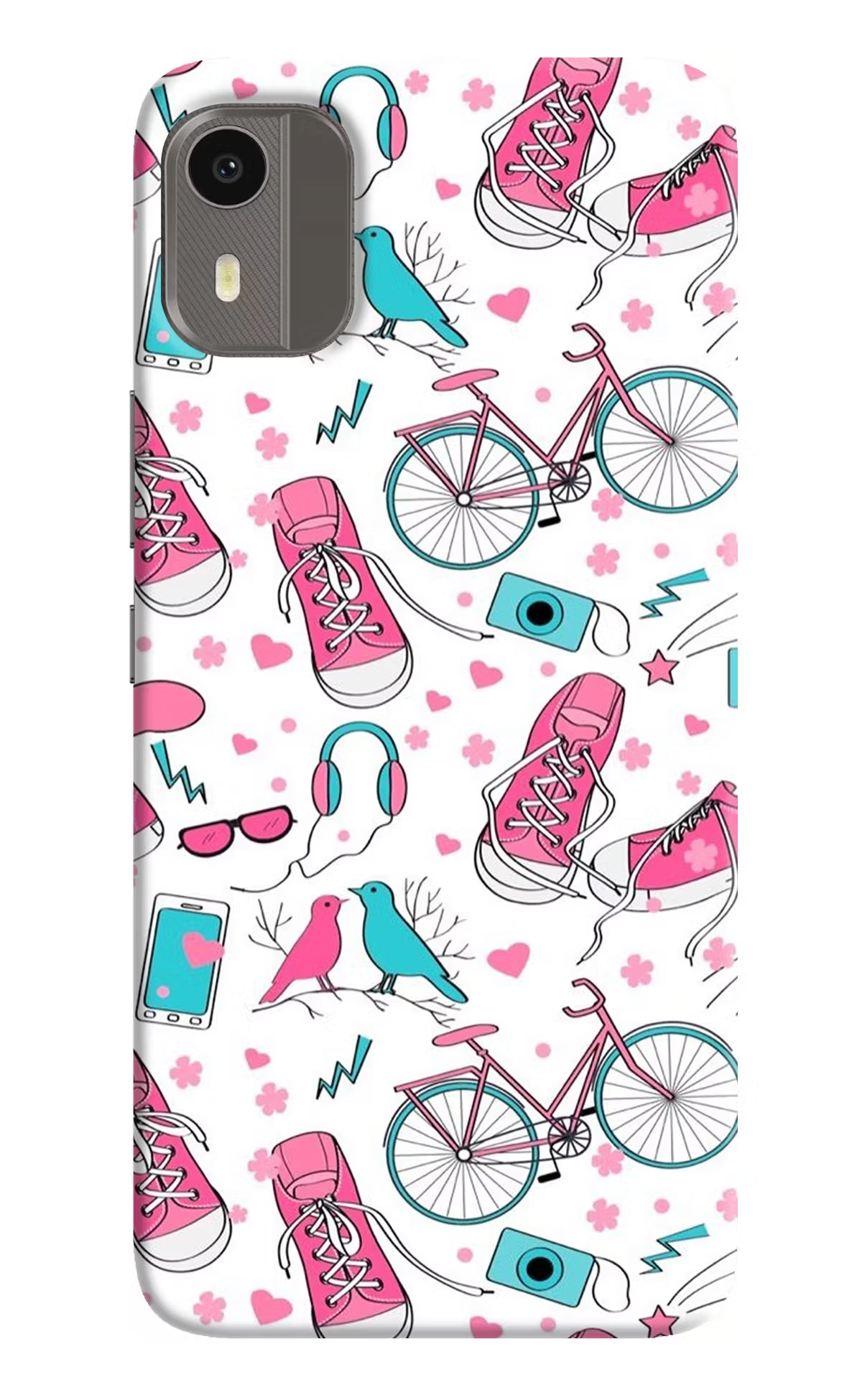 Artwork Nokia C12/C12 Pro Hard Case Back Cover by Casekaro