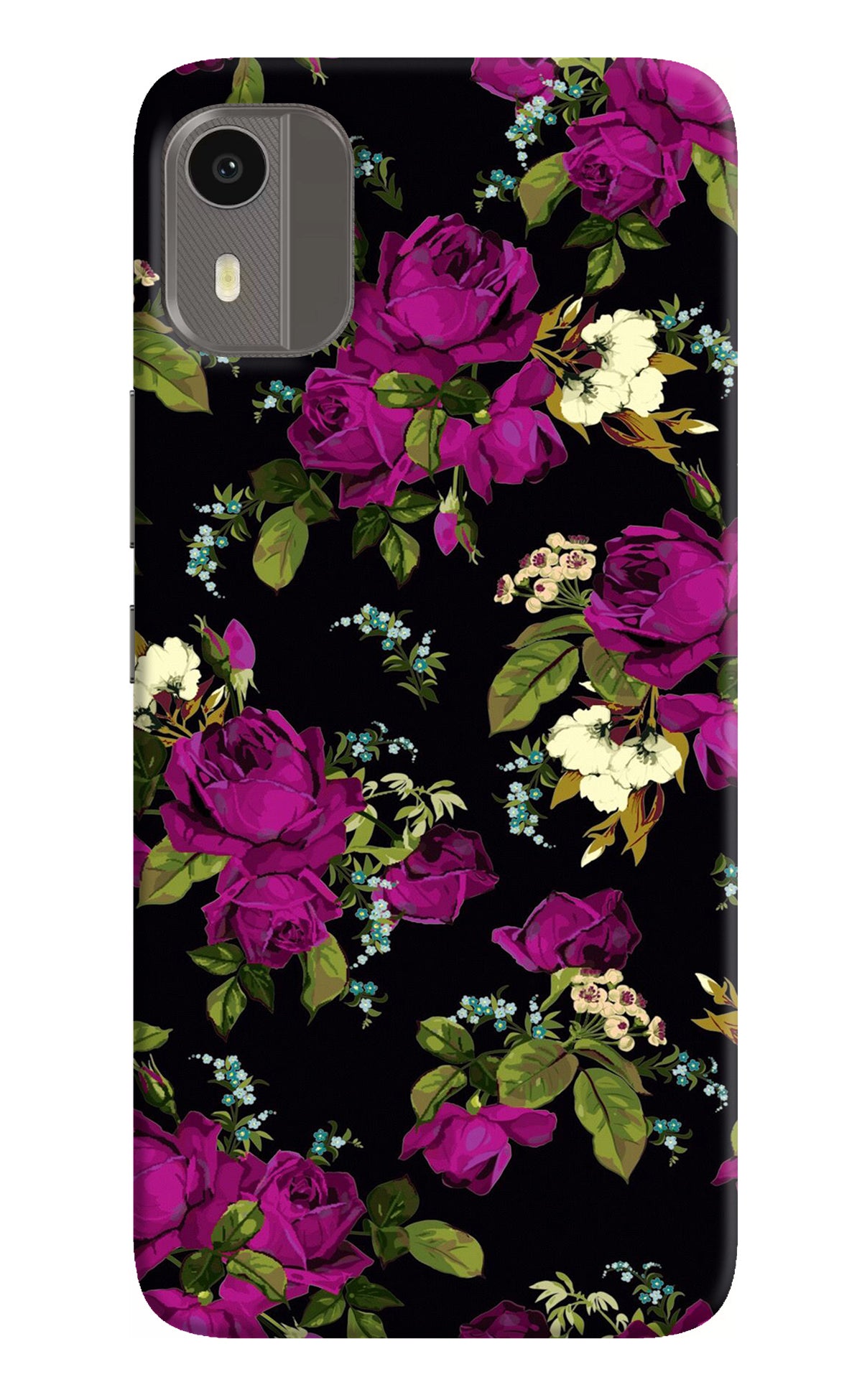 Flowers Nokia C12/C12 Pro Back Cover