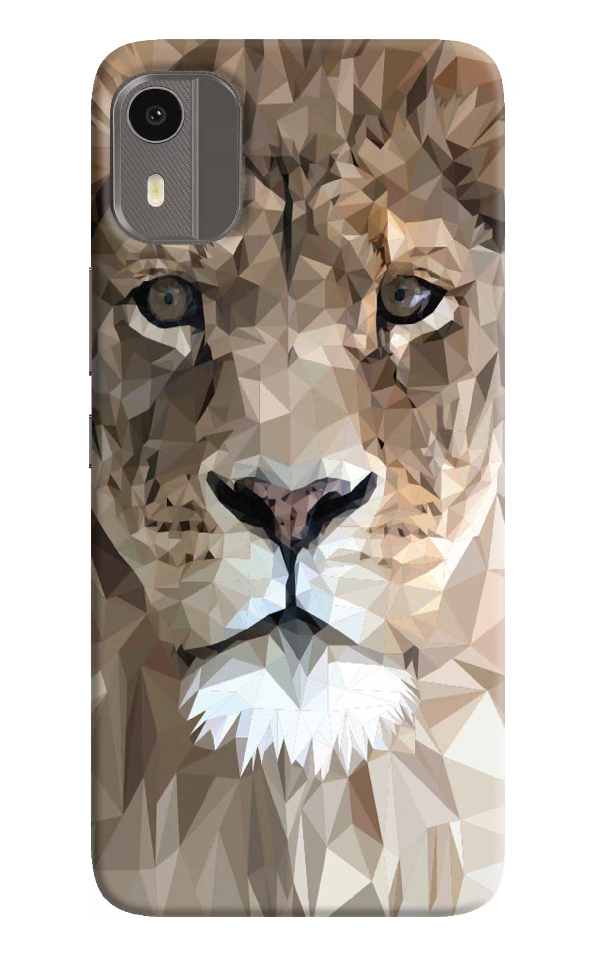 Lion Art Nokia C12/C12 Pro Hard Case Back Cover by Casekaro