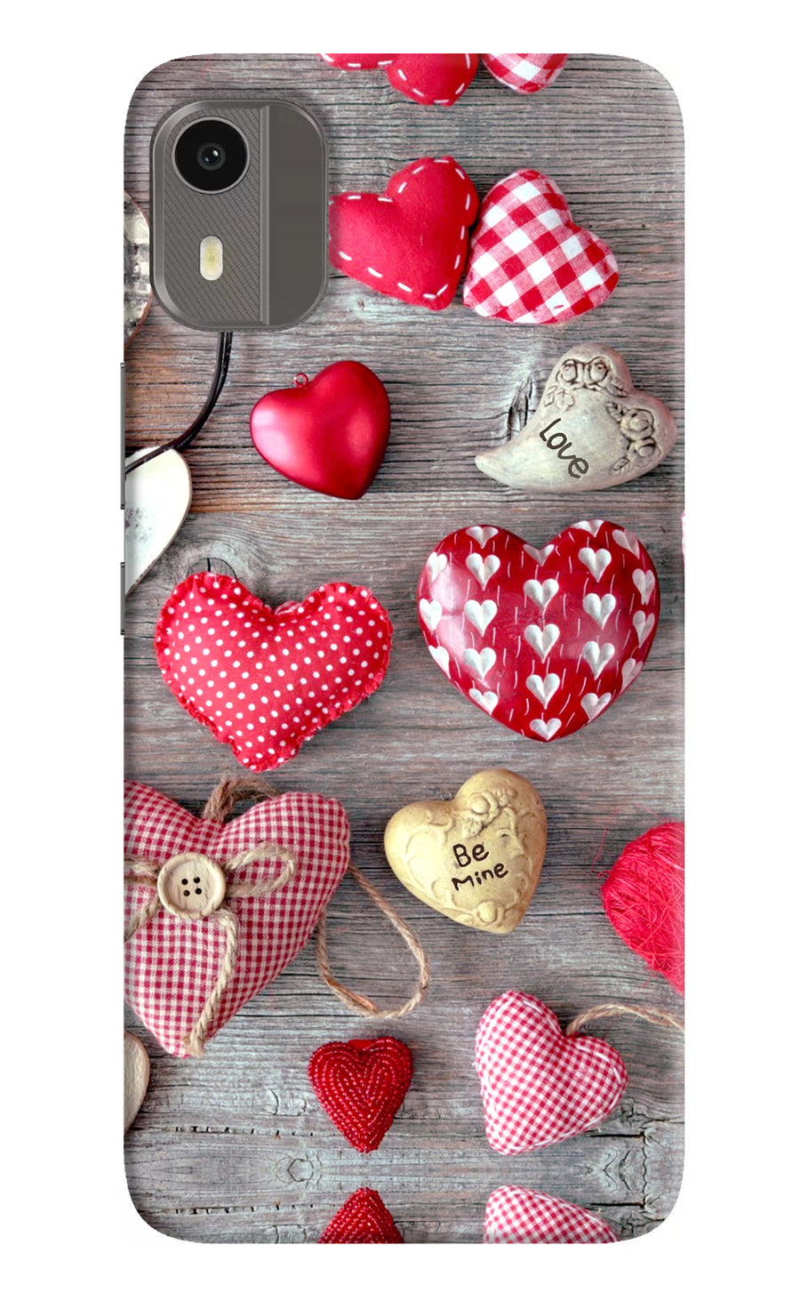 Love Wallpaper Nokia C12/C12 Pro Back Cover, Hard case