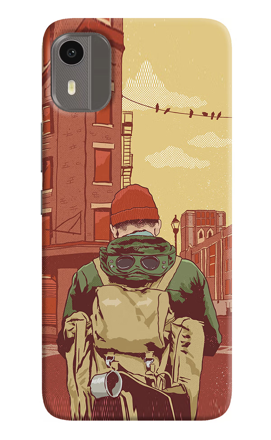 Adventurous Nokia C12/C12 Pro Back Cover, Hard case