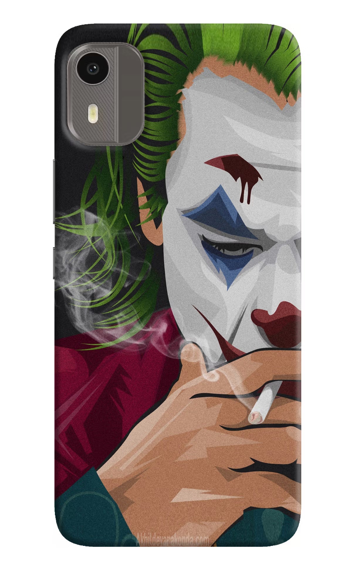 Joker Smoking Nokia C12/C12 Pro Hard Case Back Cover by Casekaro