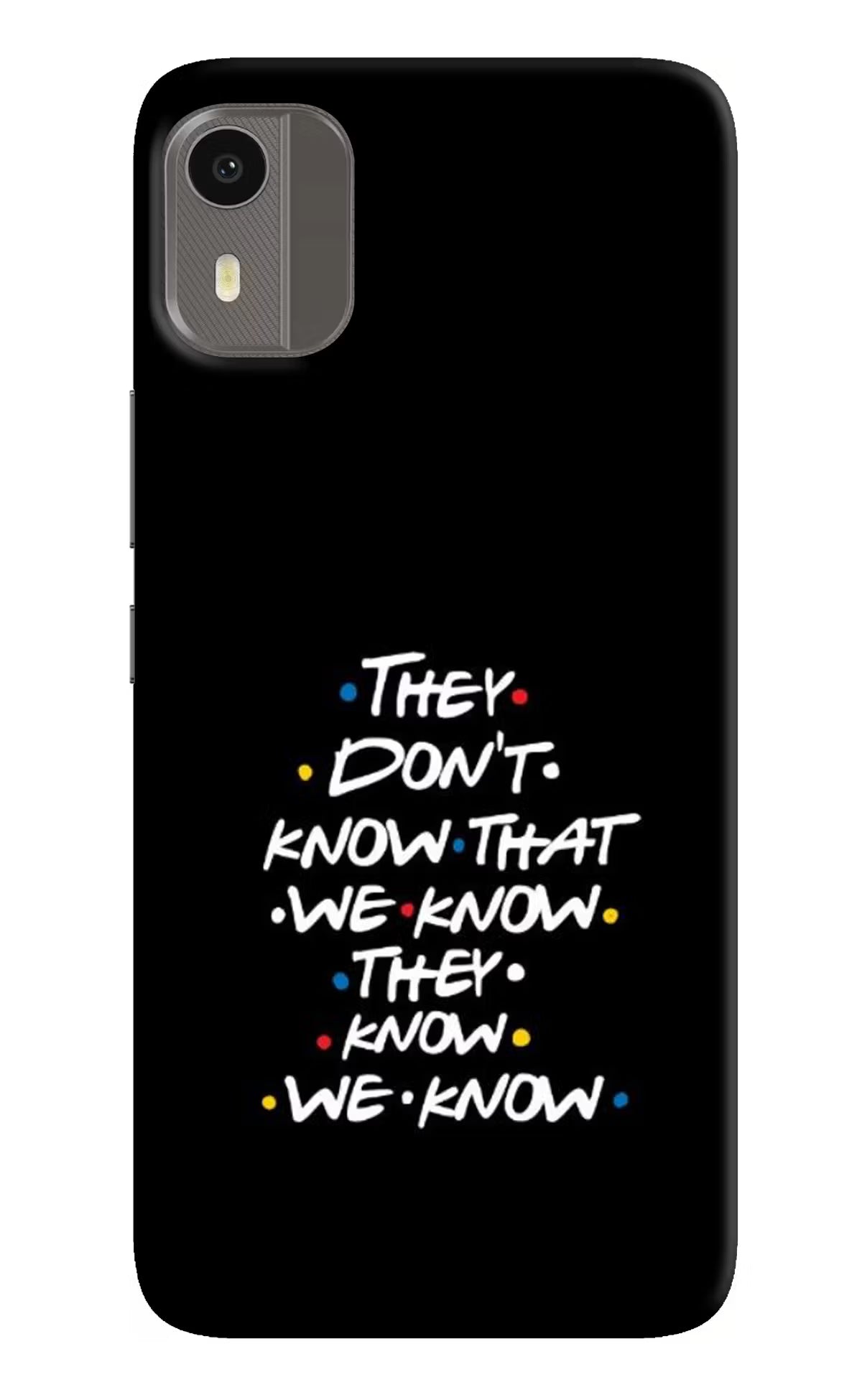 FRIENDS Dialogue Nokia C12/C12 Pro Hard Case Back Cover by Casekaro