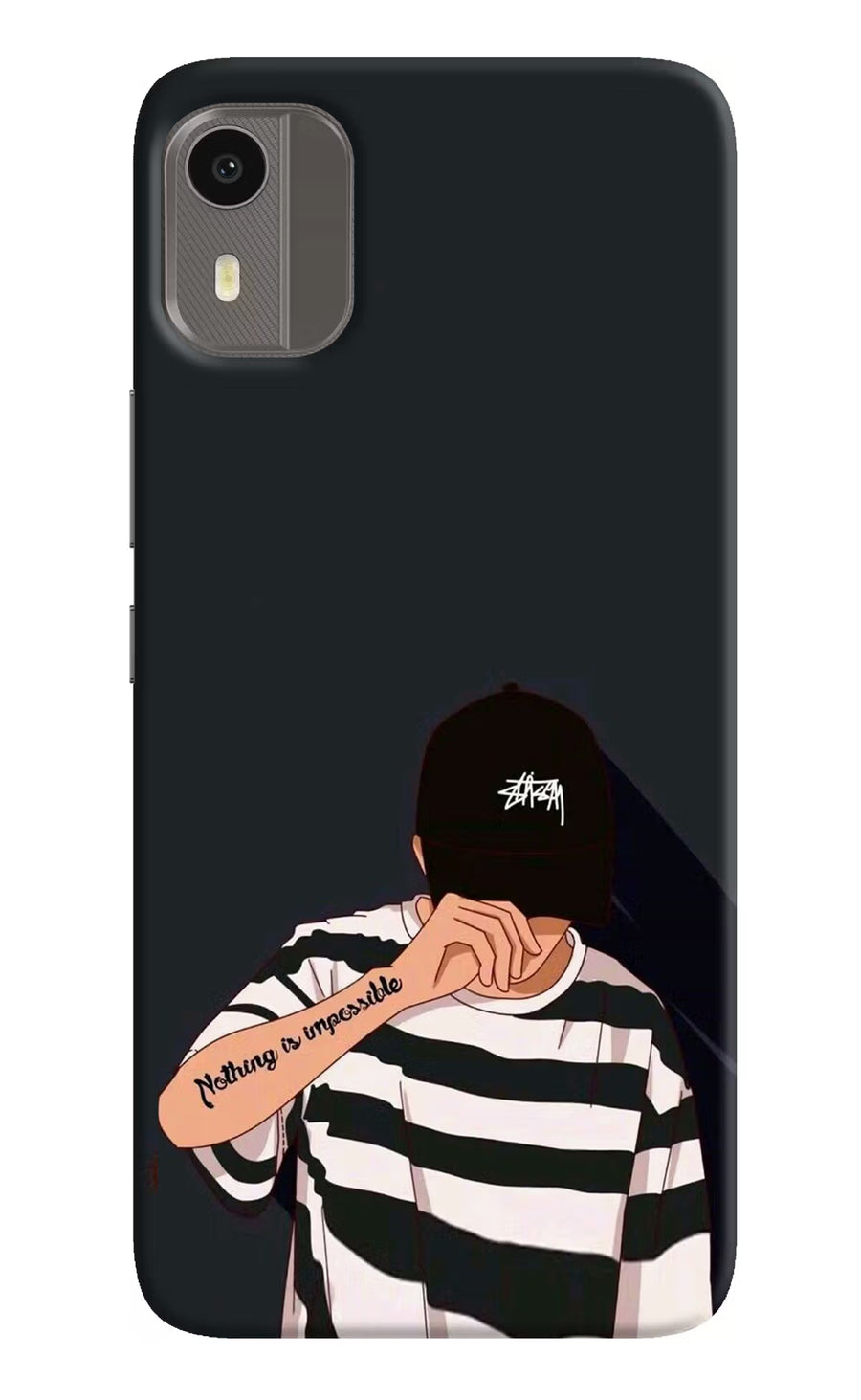 Aesthetic Boy Nokia C12/C12 Pro Back Cover, Hard case
