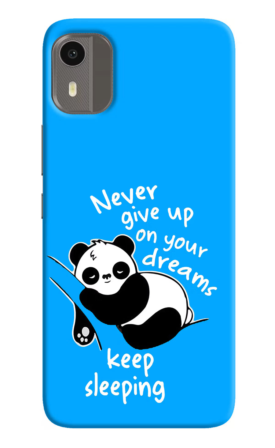 Keep Sleeping Nokia C12/C12 Pro Back Cover, Hard case