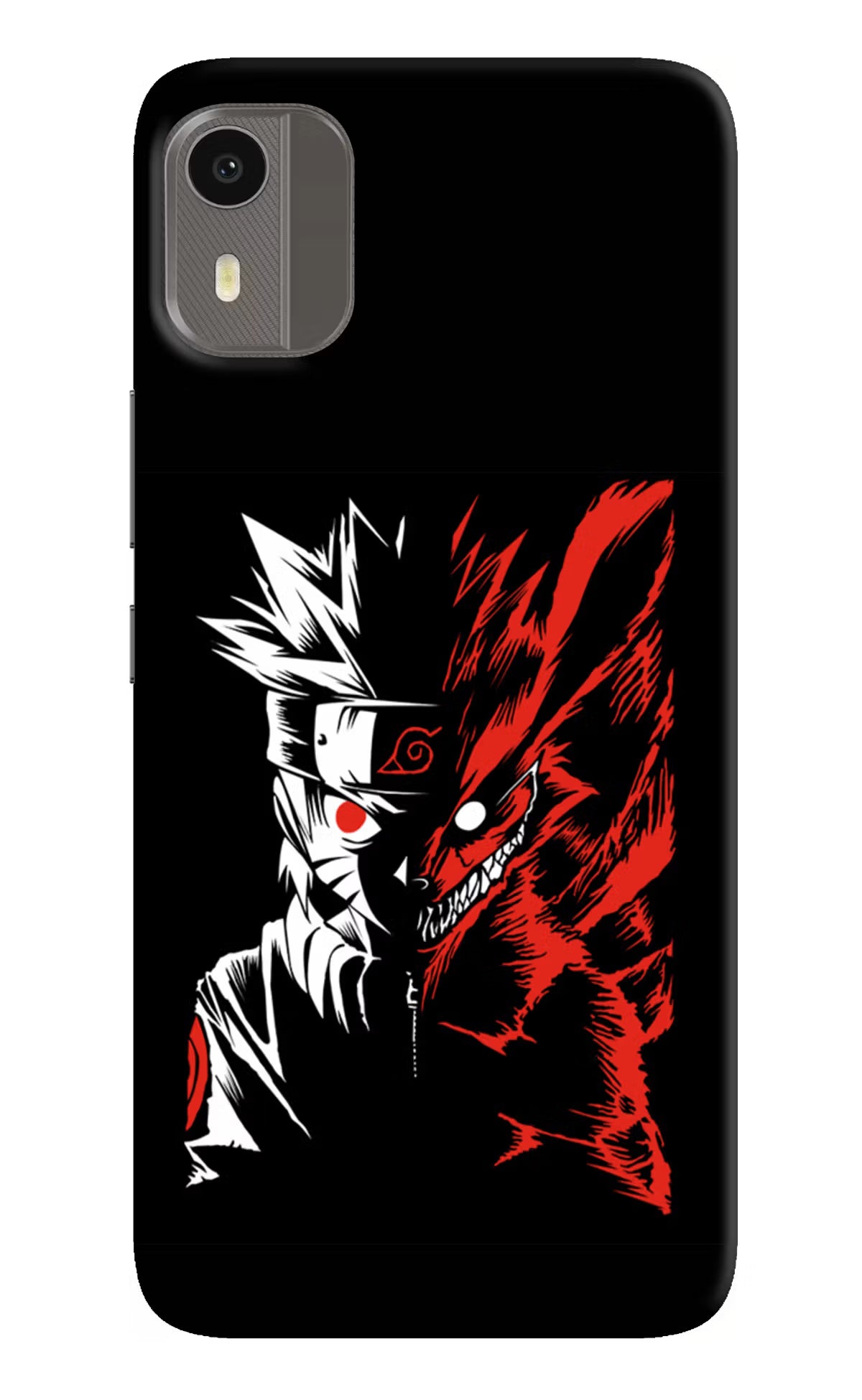 Naruto Two Face Nokia C12/C12 Pro Hard Case Back Cover by Casekaro