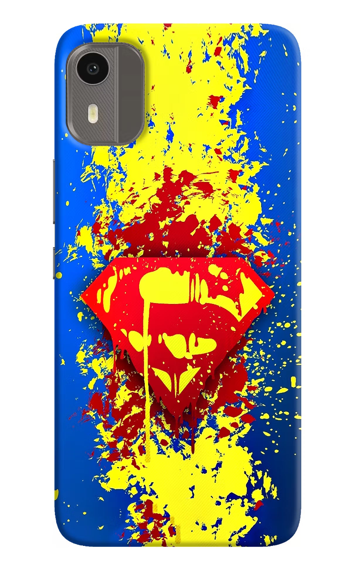 Superman logo Nokia C12/C12 Pro Hard Case Back Cover by Casekaro