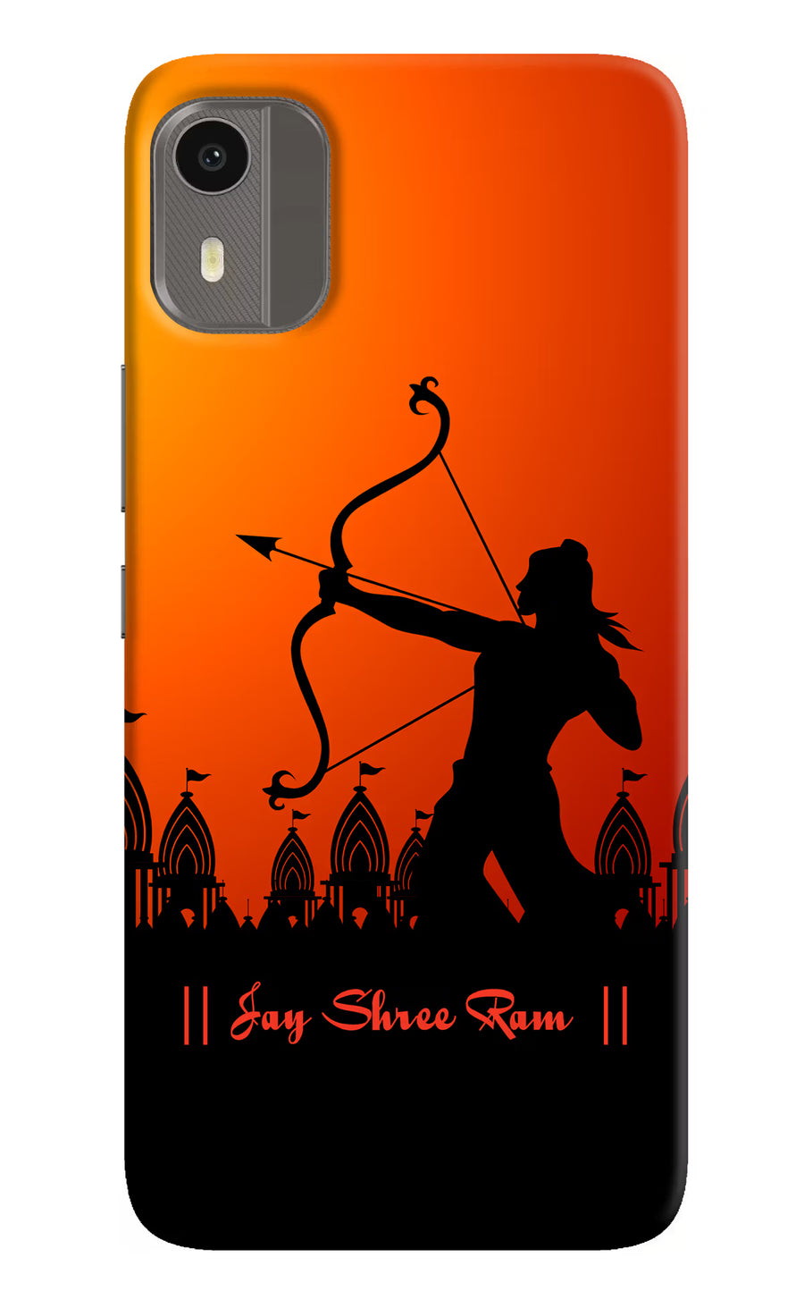 Lord Ram - 4 Nokia C12/C12 Pro Back Cover, Hard case