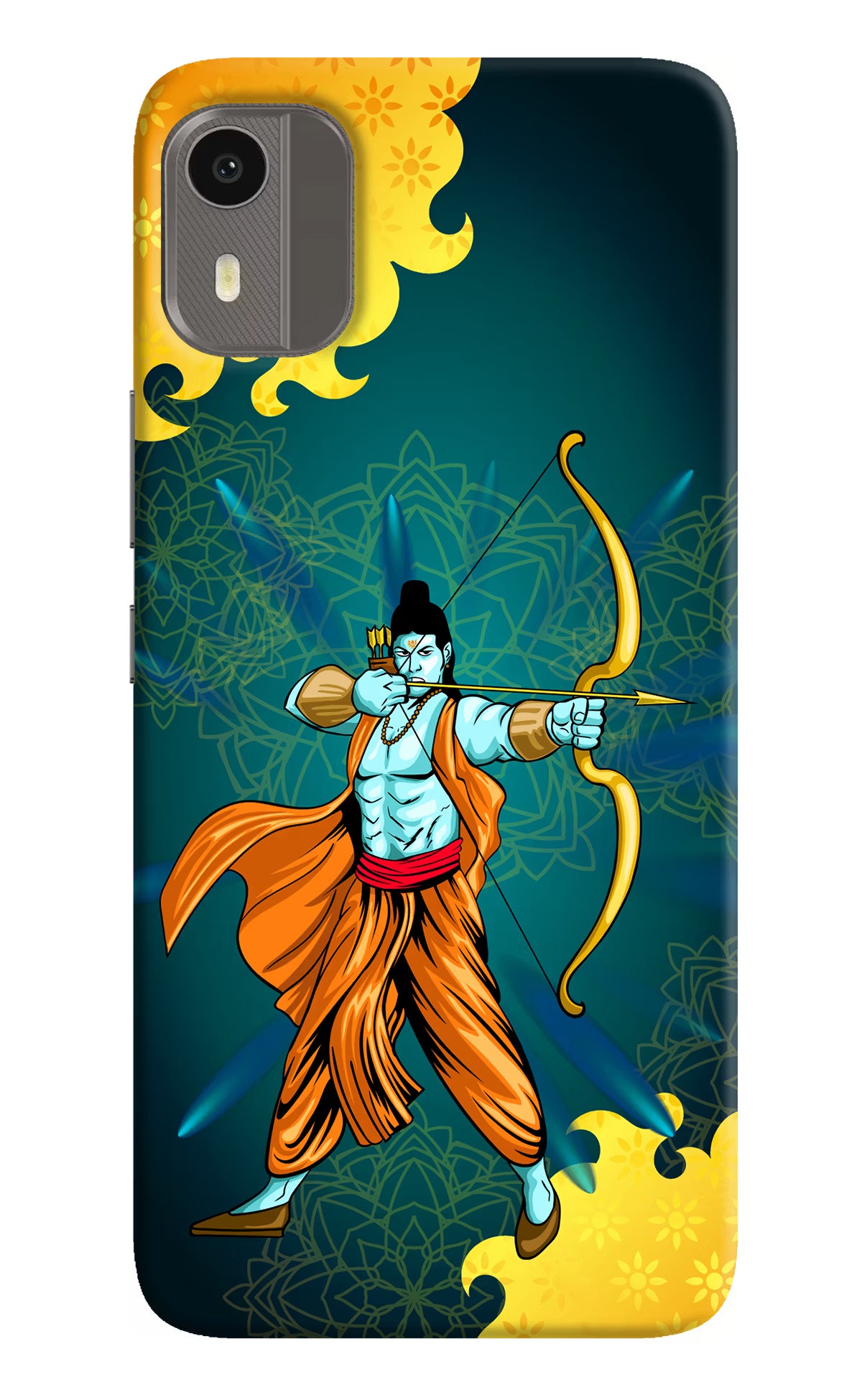 Lord Ram - 6 Nokia C12/C12 Pro Hard Case Back Cover by Casekaro