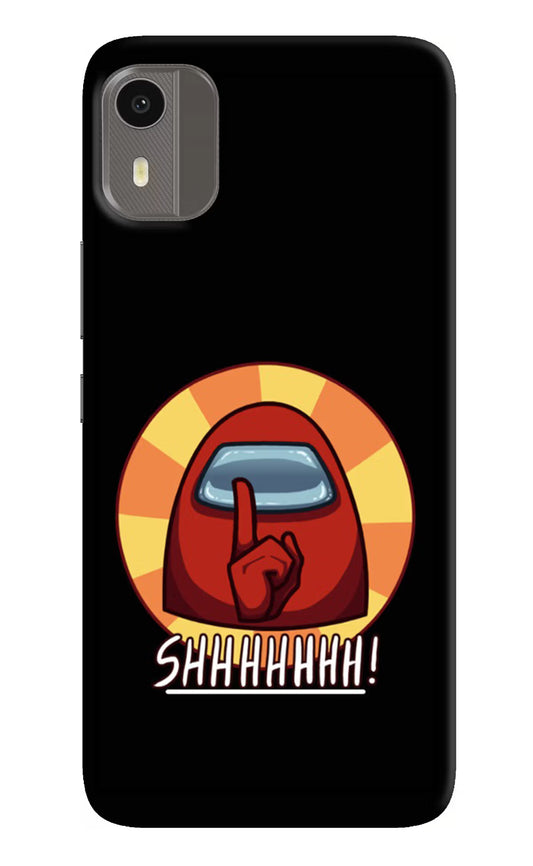 Among Us Shhh! Nokia C12/C12 Pro Hard Case Back Cover by Casekaro